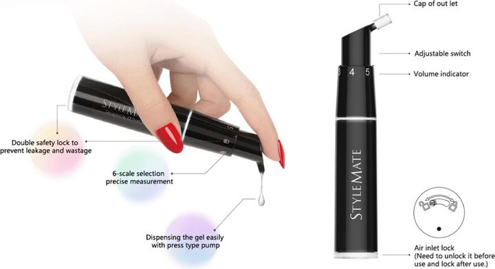 Produktbild Trisa Gelfarbe Stylemate Weiss (Nagellacktrockner, Weiss)