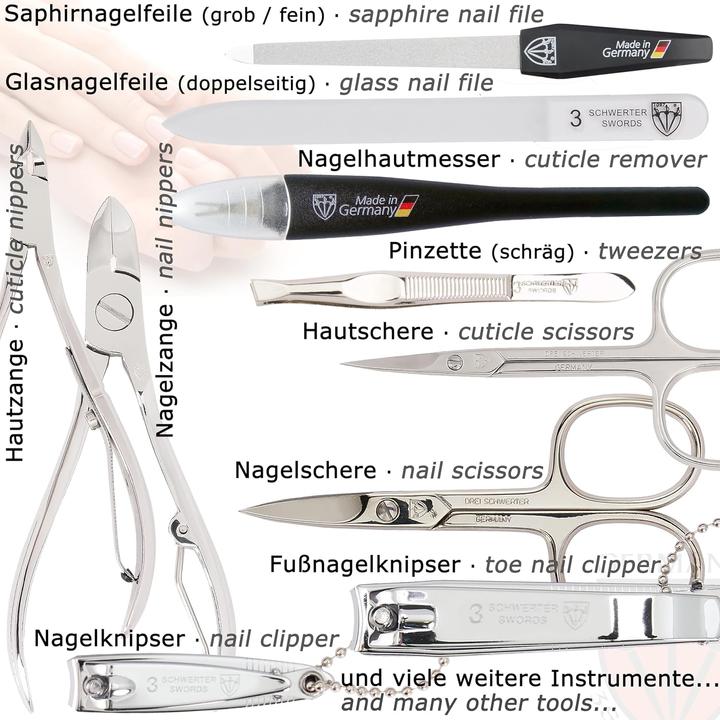 Image du produit Drei Schwerter 16-teiliges Nagelpflege Set Cinisello