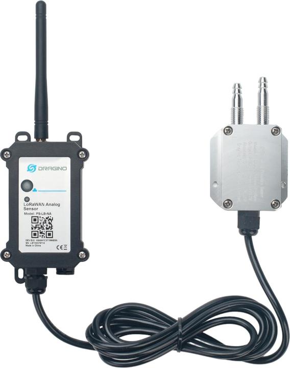 Produktbild Dragino PS-LB D06 LoRaWAN Differenzdrucksensor 0-3KPa Node 868MHz
