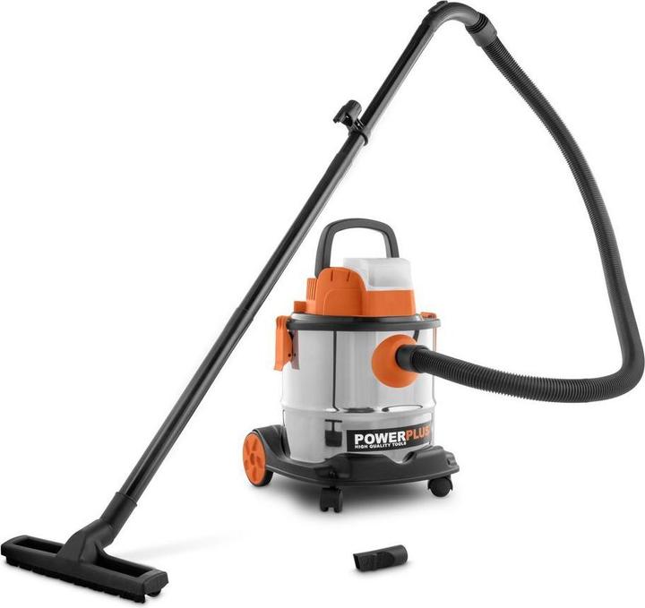 Actual product image Powerplus Dual Power Vacuum Cleaner Wet/Dry 20V 20L - excl. battery and charger - 1 Acc. (Wet dry vacuum cleaner)