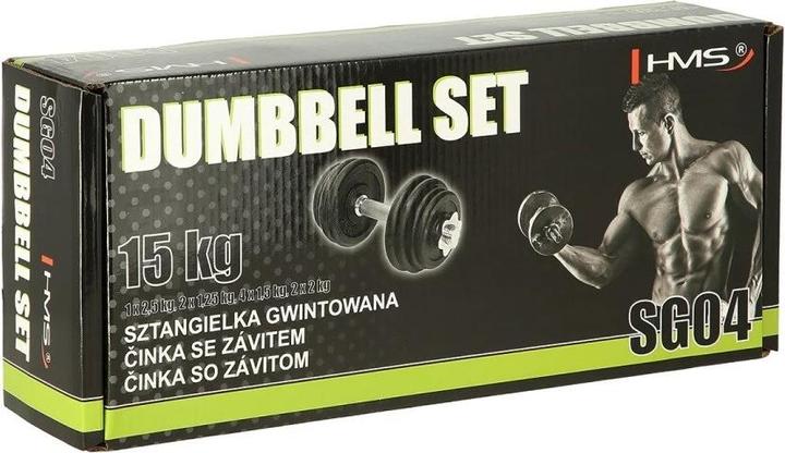 Immagine prodotto HMS Manubrio filettato SG04 15kg