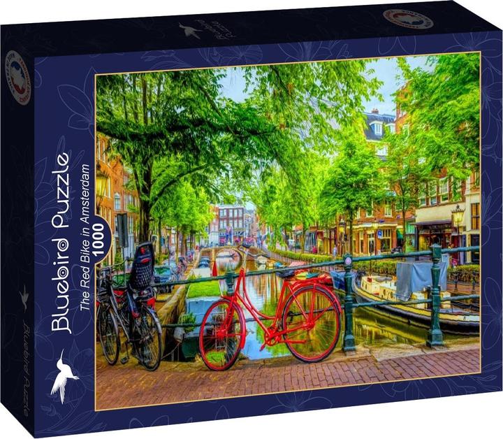 Immagine prodotto Bluebird Puzzle 1000 pezzi La bicicletta rossa ad Amsterdam (1000 pezzi)