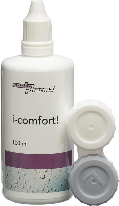 Image du produit Contopharm solution de conservation et de rinçage i-comfort! i-comfort! (Entretien des lentilles dures, 100 ml)
