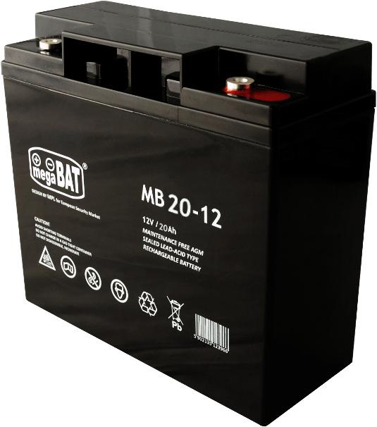 Megabat MB 20-12 USV-Batterie Plombierte Bleisäure (VRLA) 20 Ah