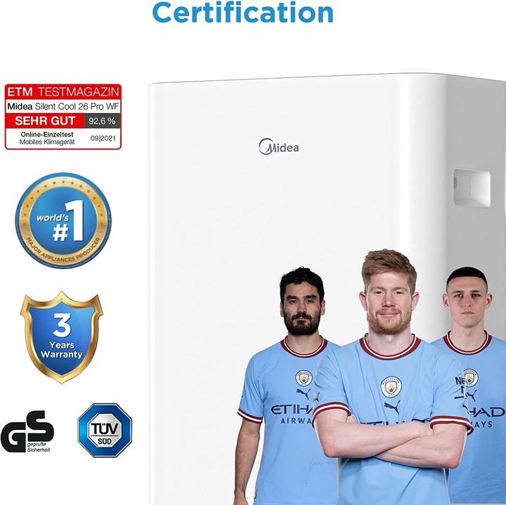 Produktbild Midea Silent Cool 26 Pro WF (31 m², 9000 BTU/h)