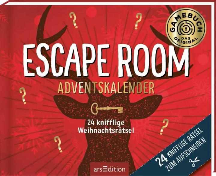 Produktbild Escape Room. 24 knifflige Weihnachtsrätsel