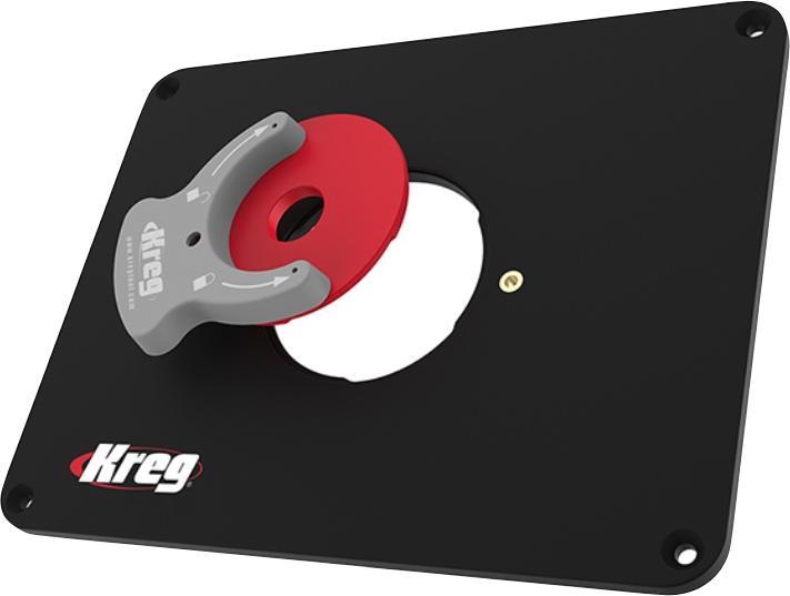 Produktbild Kreg PRS4038 FrÃ¤stisch Einlegeplatte 298 x 235 x 9 mm + 3x Reduzierring 25 mm / 30 mm / 67 mm