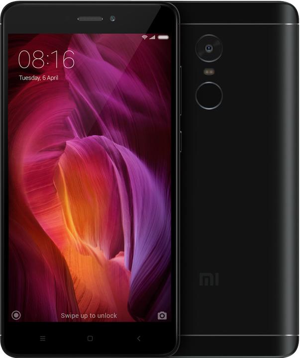 Xiaomi Redmi Note 4 (64 GB, Black, 5.50", Hybrid Dual SIM, 13 Mpx, 4G)