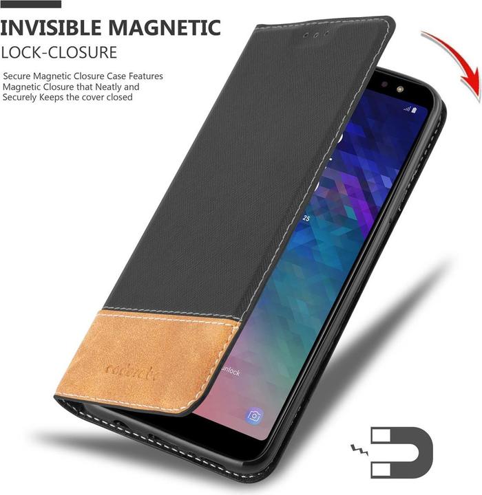 Image du produit Cadorabo Étui X-Wallet en simili cuir (Samsung Galaxy A6+)