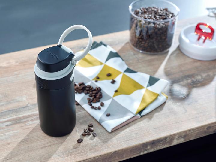 Image du produit Leifheit Borraccia Flip Acciaio Nero 350ml (0.35 l)