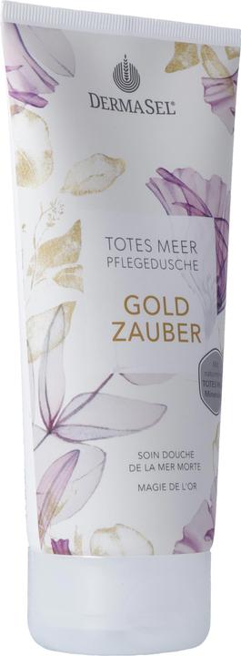 Actual product image DermaSel Shower Gel Gold Magic German French (200 ml)