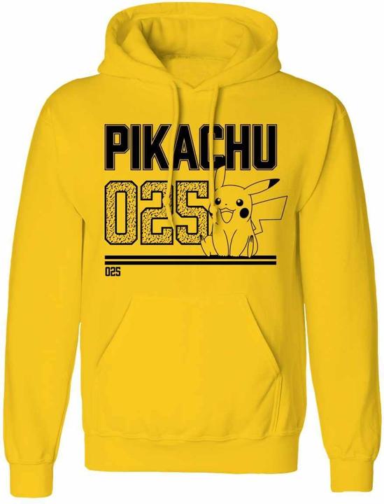 Immagine prodotto Pokémon Felpa con cappuccio Unisex Adulto Pikachu Line Art (S)