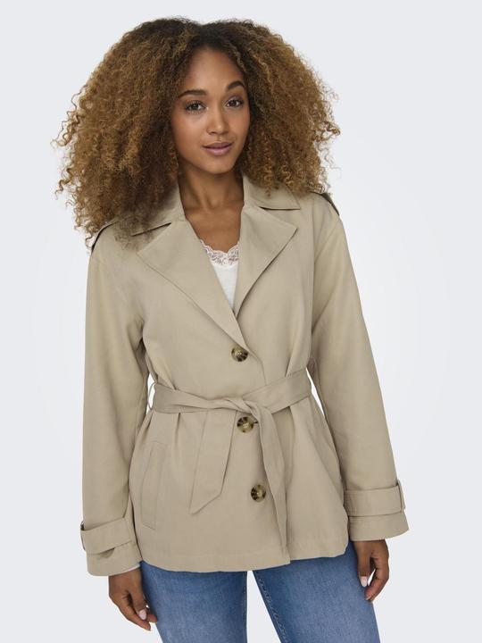 Actual product image Only Lapel collar jacket trench coat (M)