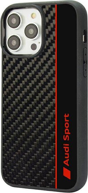 Image du produit Audi Étui rigide en fibre de carbone pour iPhone 14 Pro Max 6.7" czarny/black AUS-TPUPCIP14PM-R8/D1-BK (Apple iPhone 14 Pro Max)