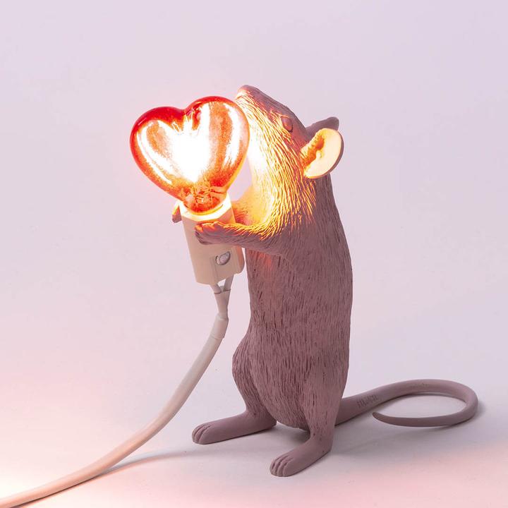 Immagine prodotto Seletti Mouse Lamp Love Lampada da tavolo "Step (90 lm, E14)