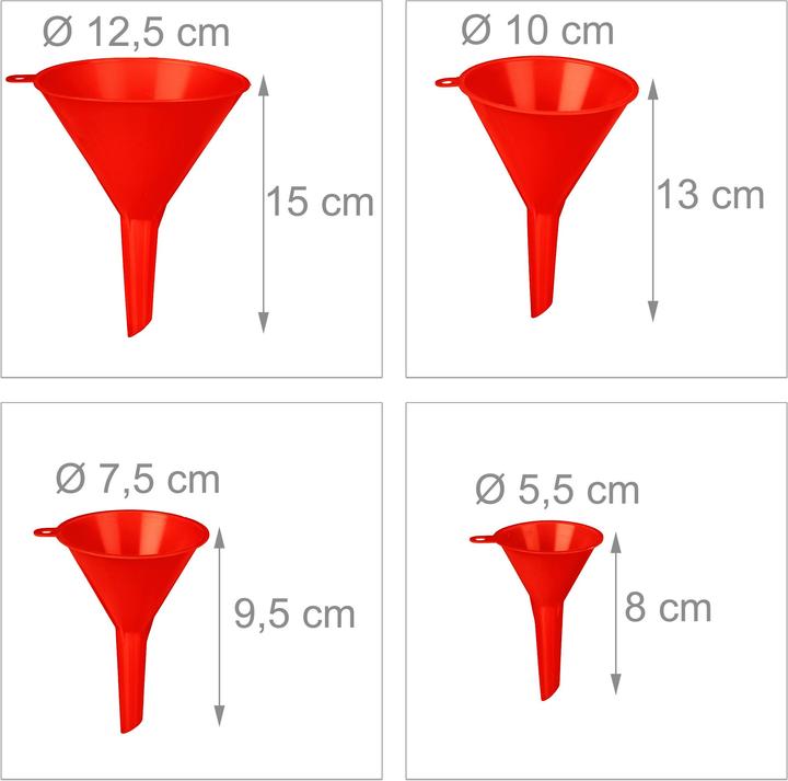 Actual product image Relaxdays Funnel set