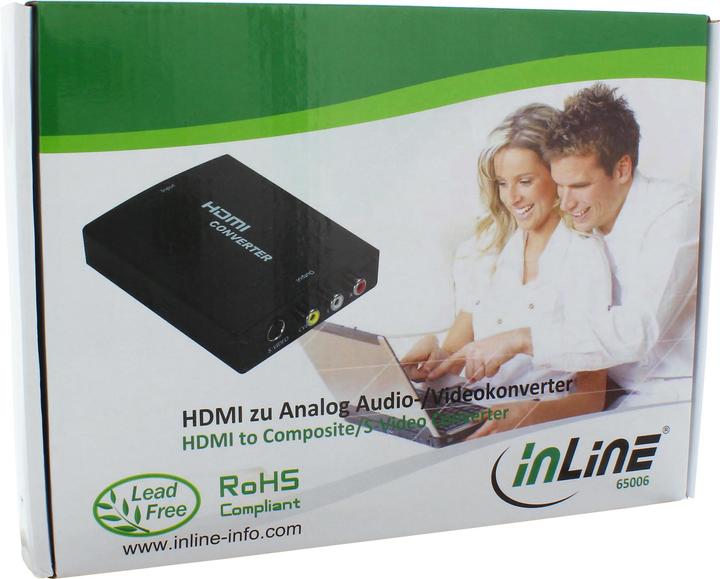 Immagine prodotto InLine HDMI zu Composite und S-Video (Digitale -> Analogico)