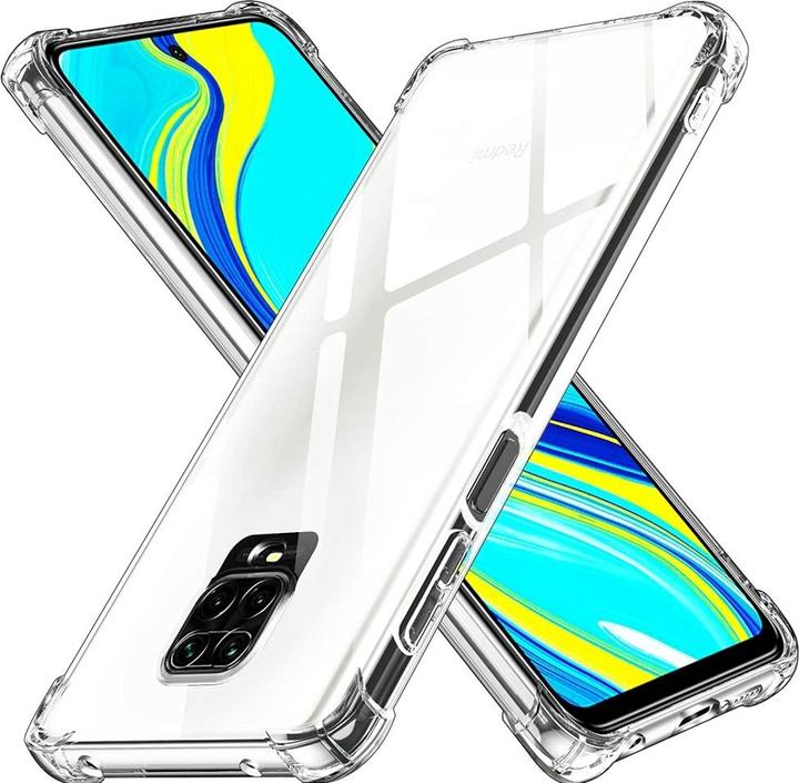 Actual product image Screenguard Xiaomi Redmi Note 9 Pro Case Crystal Soft Airbag Bumper (Xiaomi Redmi Note 9 Pro)