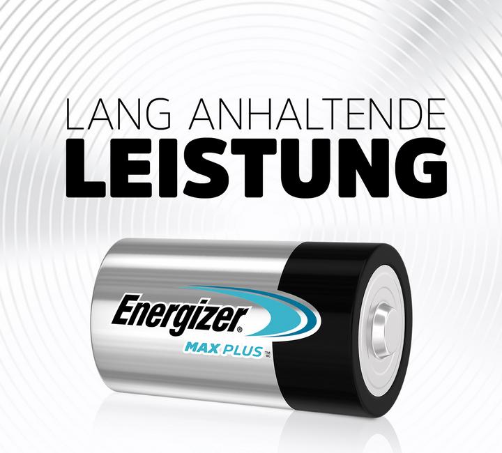 Image du produit Energizer Max Plus Alkaline (2 pcs, D, 16500 mAh)