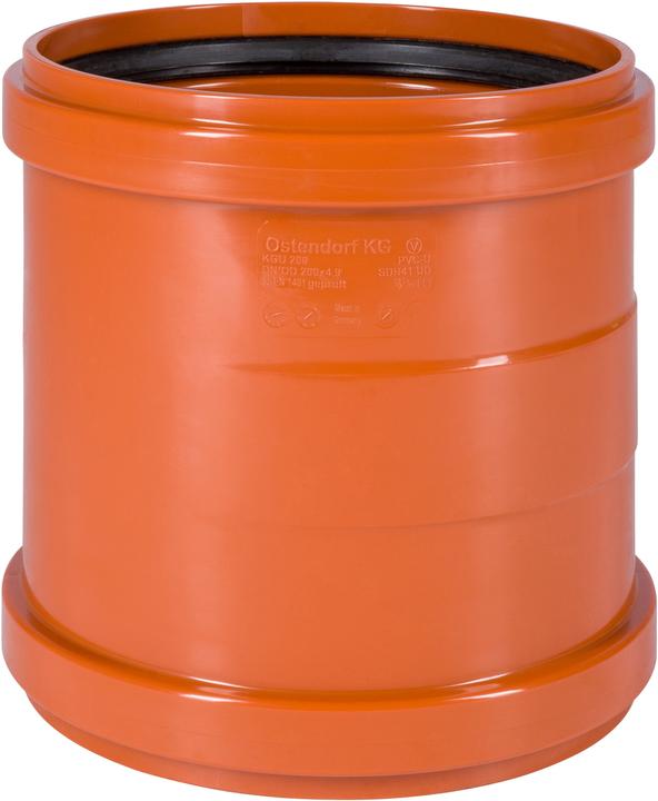 Ostendorf KG Überschiebmuffe DN/OD 200 (Rohrverschraubung)