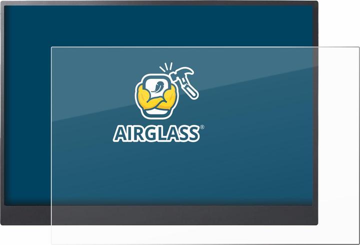 Actual product image BROTECT AirGlass Glass Screen Protector for LG gram +view 16MR70 portable monitor (70")