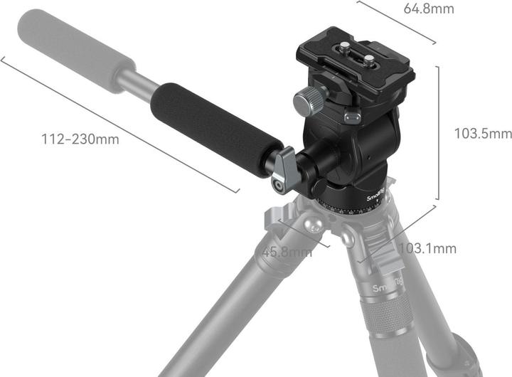 Immagine prodotto SmallRig 4104 Testa video per riprese verticali (Testa video)