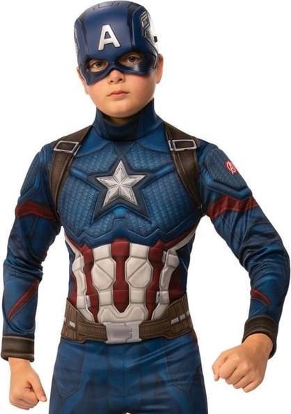 Produktbild Rubies Avengers Endgame - Captain America Kostüm für Kinder Deluxe (116, 122)