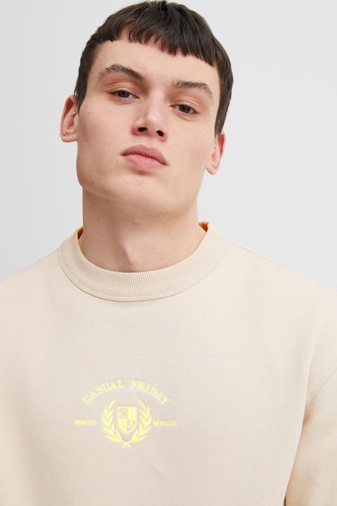 Produktbild Casual Friday CFSage relaxed sweat w. embroidery - 20504729 (L)