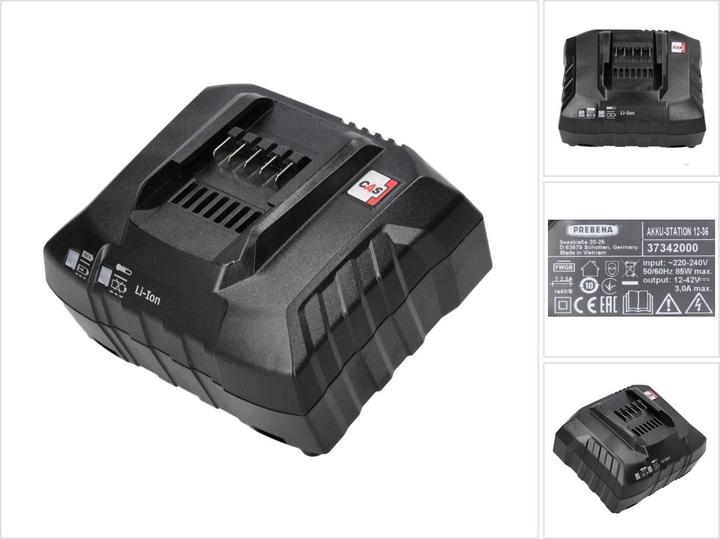 Image du produit Prebena Station d'accueil 12-36 Chargeur rapide 12 - 36 Volts AIR COOLED CAS System (18 V)