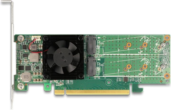Produktbild Delock Host Bus Adapter PCI Express x16 - 4x NVMe M.2 Key M
