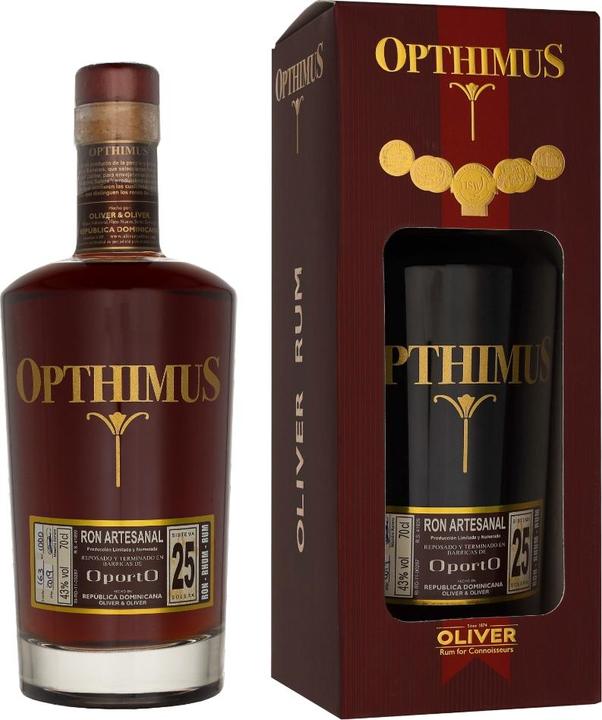 Actual product image Opthimus Ron Artesanal 25 Years (1 x 70 cl)