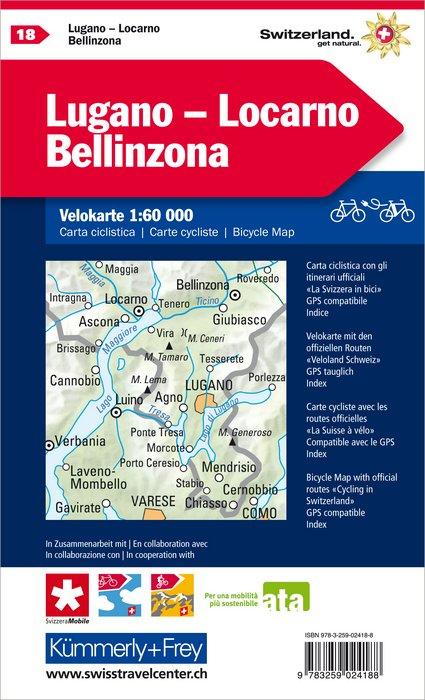 Actual product image Bike map Lugano - Locarno - Bellinzona n. 18