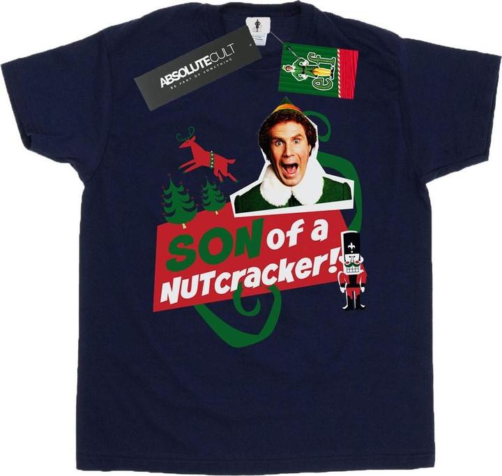 Immagine prodotto Elf Son Of A Nutcracker Boyfriend Fit Maglietta Ampia Donna (M)