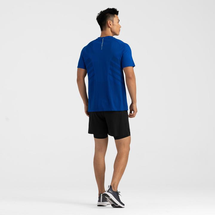 Image du produit Kiprun Laufshorts Herren Tights 2-in-1 - schwarz (L)