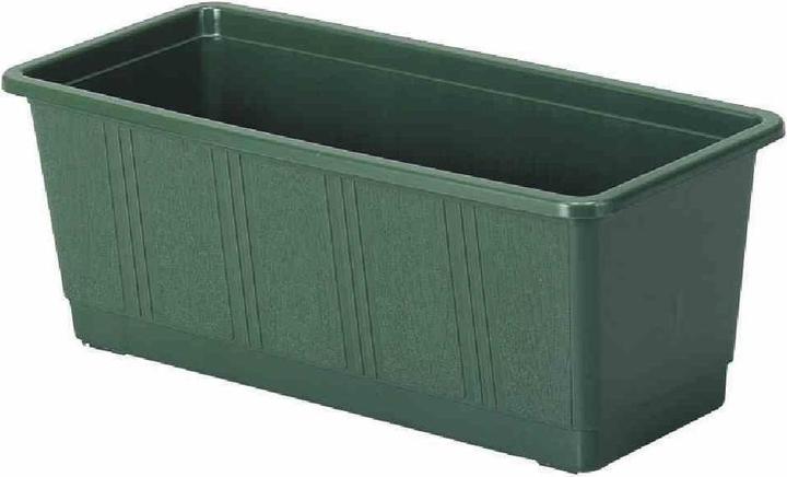 Actual product image Geli Standard flower box, angular, 80x17.5x14.5 cm, plastic in green (18 cm)