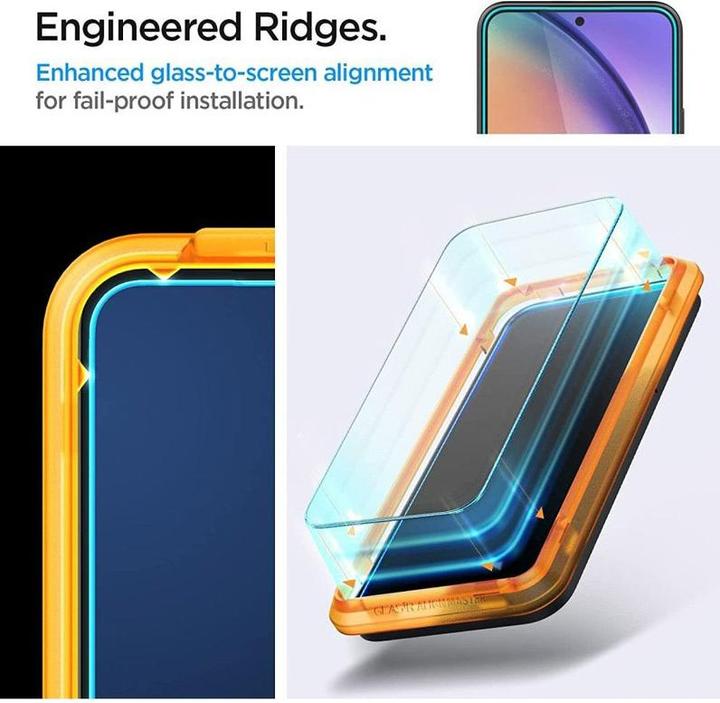 Actual product image Spigen ALM Glas.Tr Sam A54 5G A546 2szt. szkło hartowane AGL05966 (1 Piece, Samsung Galaxy A54 5G)