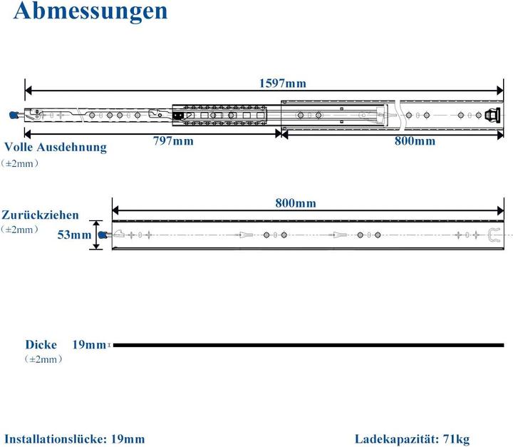 Produktbild Vadania Schubladenauszug