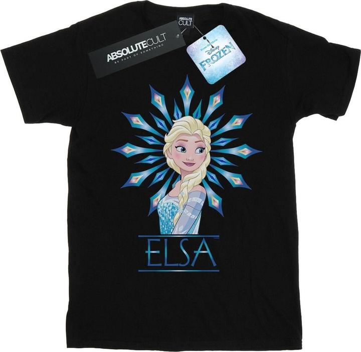 Image du produit Disney - T-shirt FROZEN ELSA SNOWFLAKE - Fille (140, 146)