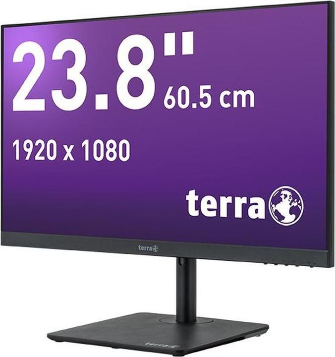 Actual product image Wortmann TERRA LCD/LED 2427W HA V2 black HDMI, DP, USB-C, GREENLINE PLUS (1920 x 1080 pixels, 23.80")