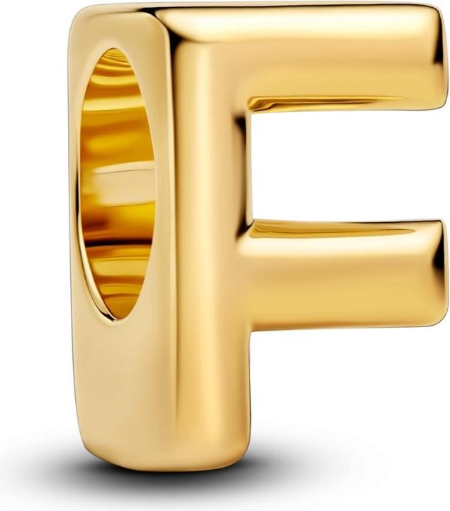 Pandora Vergoldeter Buchstabe F-Anhänger (Mat-bijou)