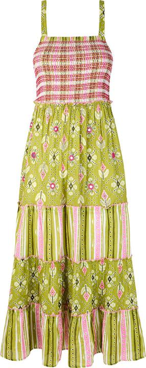 Produktbild Joe Browns Checkered Shirred Bodice Embellished Maxi Dress (14)