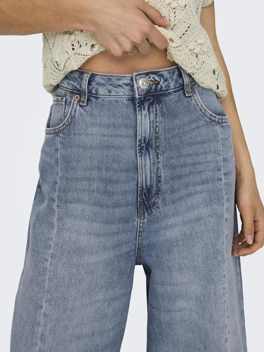 Produktbild Only Lockerer Sitz, verkürzt Hohe Taille Jeans Weit geschnitten jeans (27)