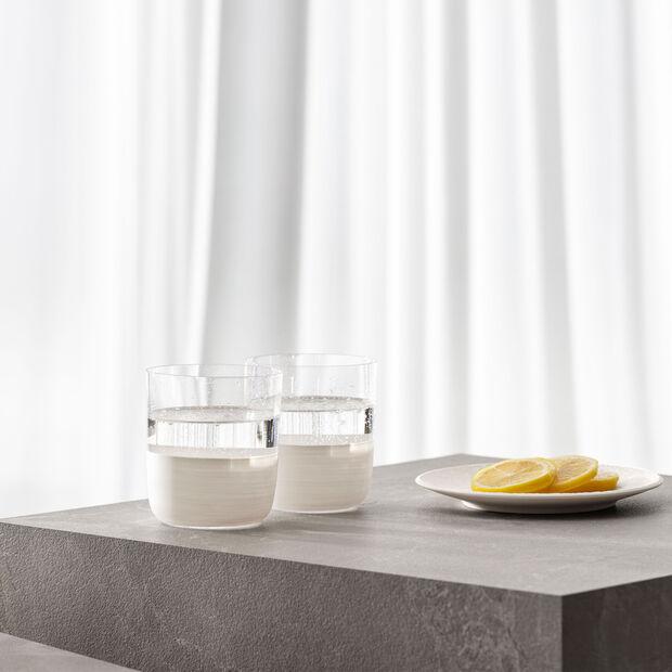 Actual product image Villeroy & Boch Whisky Tumbler, Set 4 pcs Manufacture Rock blanc (2.50 dl, 4 x, Whisky glass)