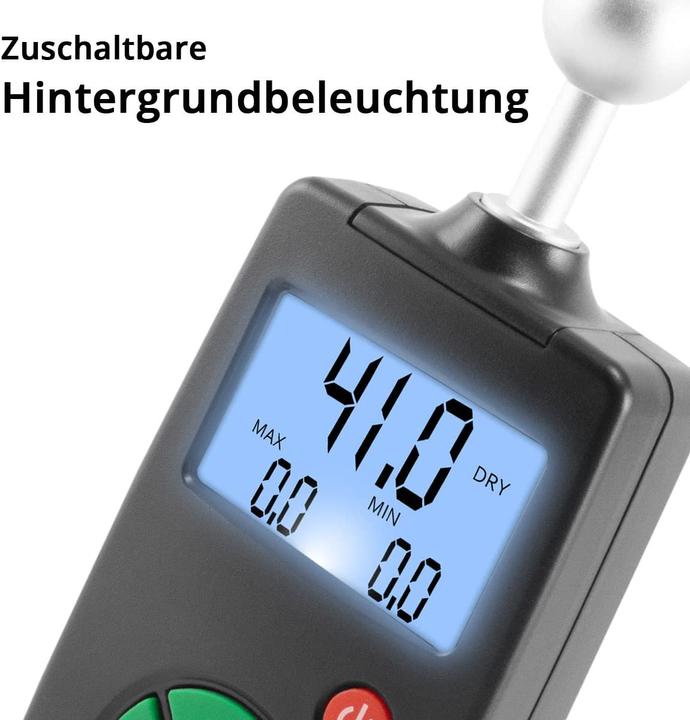 Actual product image Stahlwerk Professional moisture meter FM-100 ST with 40 mm measuring depth