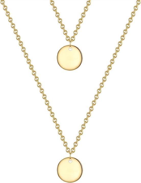 Image du produit Glanzstücke München Cercle femme argent sterling or jaune 45,0 cm longueur de base + 5,5 cm extension - 31532 (Argent Sterling, 45 - 50.5 cm)