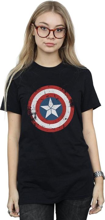 Produktbild Captain America Civil War Distressed Shield TShirt (L)