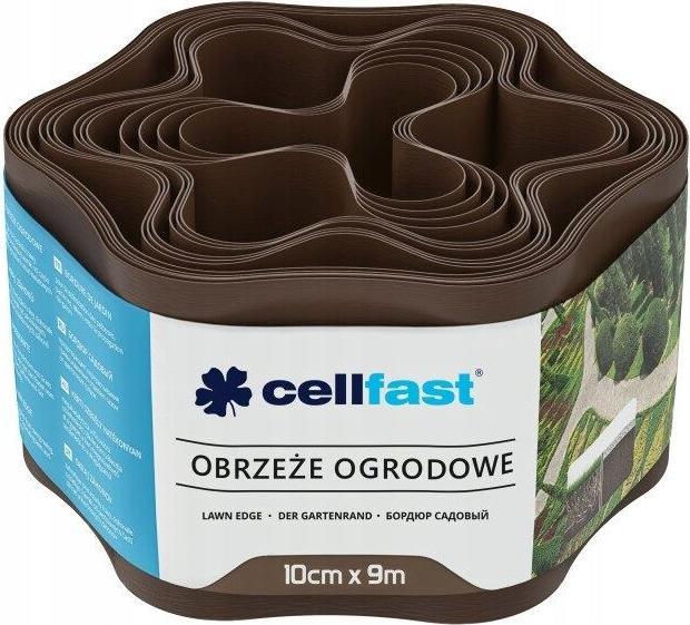 Cellfast Rasenkante braun 10cm hoch und 9m lang (900 cm)