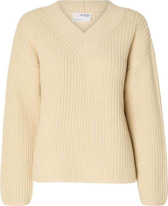 Actual product image Selected Femme V-neck knit jumper (XL)