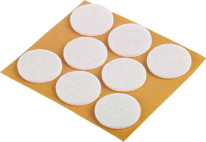 Fix-o-moll Filzgleiter 3 mm / Ø 28 mm 8 x (Filzgleiter, 8 Stück)