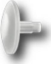 Produktbild Spax Kappe R 89013 Kopfbohrung weiss Kunststoff